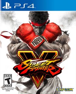 Box artwork for Street Fighter V.