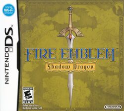 Box artwork for Fire Emblem: Shadow Dragon.