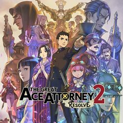 Box artwork for The Great Ace Attorney 2: Resolve.