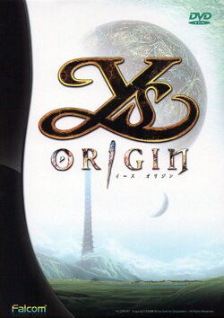Box artwork for Ys Origin.