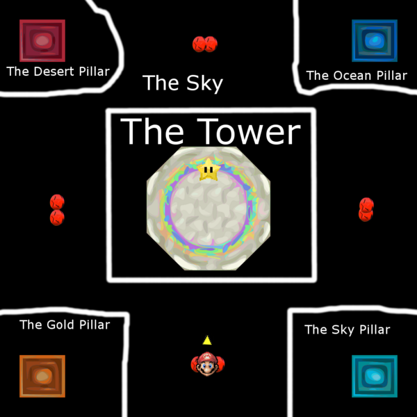 File:SM64 Tower of the Wing Cap Red Coins Map.png