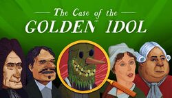 Box artwork for The Case of the Golden Idol.