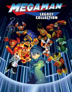 Box artwork for Mega Man Legacy Collection.