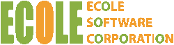 Ecole's company logo.