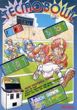 Box artwork for Tecmo Bowl.