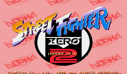 Box artwork for Street Fighter Zero 2 Alpha.