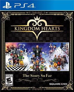 Box artwork for Kingdom Hearts: The Story So Far.