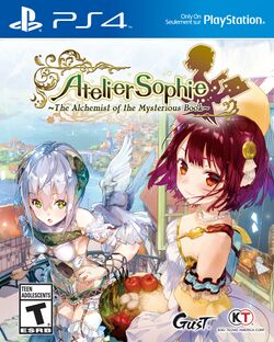 Box artwork for Atelier Sophie: The Alchemist of the Mysterious Book.