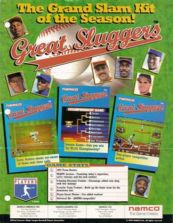 Box artwork for Great Sluggers '94.