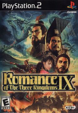 Box artwork for Romance of the Three Kingdoms IX.