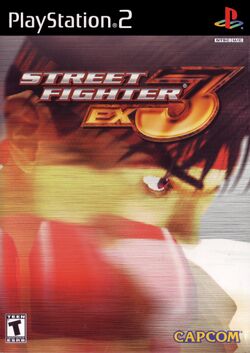 Box artwork for Street Fighter EX 3.