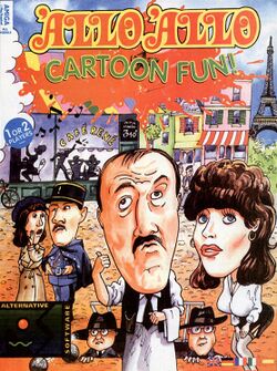 Box artwork for 'Allo 'Allo Cartoon Fun.