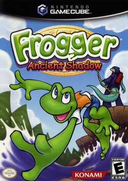 Box artwork for Frogger: Ancient Shadow.