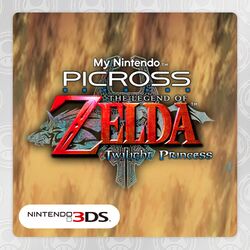 Box artwork for My Nintendo Picross: The Legend of Zelda: Twilight Princess.