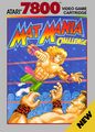 Atari 7800 cover for Mat Mania Challenge.