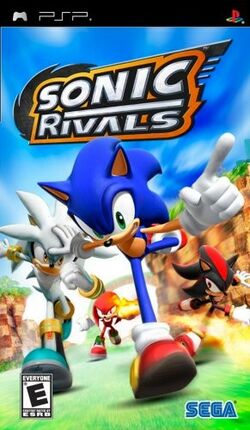 Box artwork for Sonic Rivals.