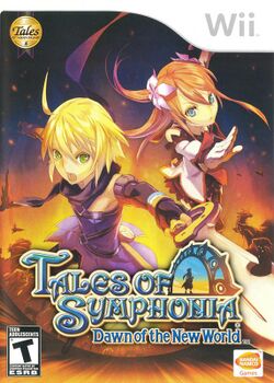 Box artwork for Tales of Symphonia: Dawn of the New World.