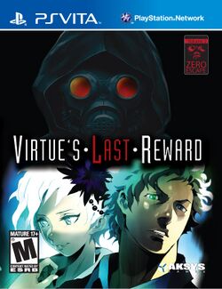 Box artwork for Zero Escape: Virtue's Last Reward.