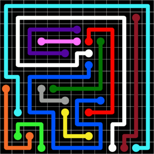 Flow Free Jumbo Pack Grid 13x13 Level 27.png