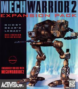 Box artwork for MechWarrior 2: Ghost Bear's Legacy.