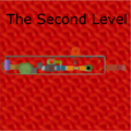 A map of the second level of Bowser in the Fire Sea, with all the red coin locations marked out.