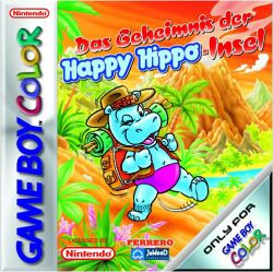 Box artwork for Das Geheimnis der Happy Hippo-Insel.