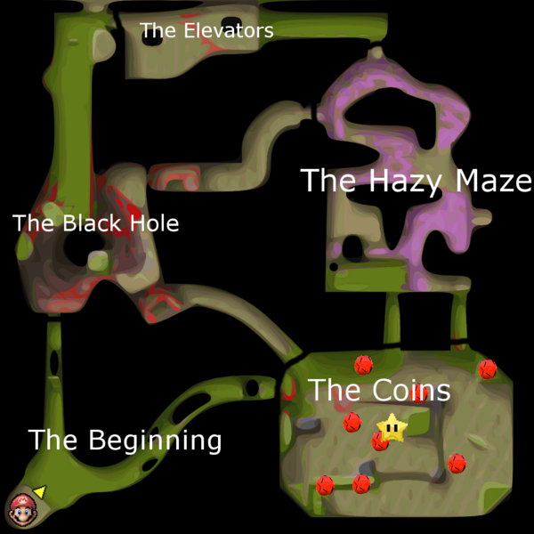 File:SM64 Hazy Maze Cave Red Coin Map.png