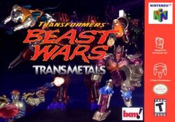 Box artwork for Transformers: Beast Wars Transmetals.