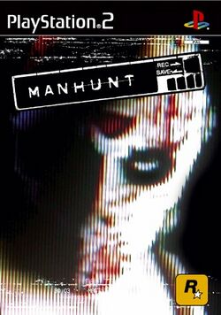 Box artwork for Manhunt.
