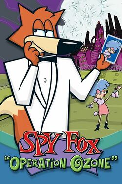 Box artwork for Spy Fox 3: "Operation Ozone".