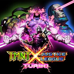 Box artwork for TMNT X Justice League Turbo.