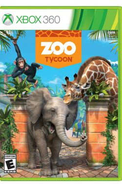 Box artwork for Zoo Tycoon.