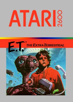 Box artwork for E.T. The Extra-Terrestrial.