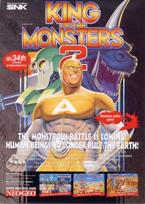 King of the Monsters 2 arcade flyer.jpg