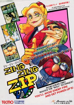 Box artwork for Zing Zing Zip.
