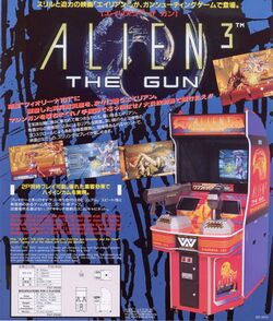 Box artwork for Alien³: The Gun.