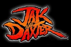 The logo for Jak and Daxter.