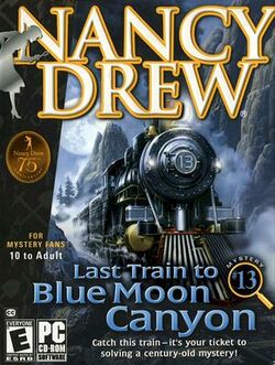 Box artwork for Last Train to Blue Moon Canyon.