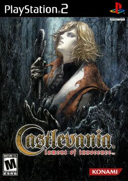 Box artwork for Castlevania: Lament of Innocence.