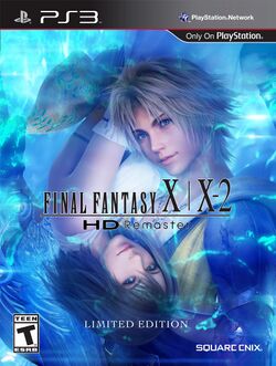 Box artwork for Final Fantasy X/X-2 HD Remaster.
