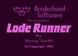The logo for Lode Runner.