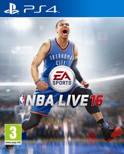 Box artwork for NBA Live 16.