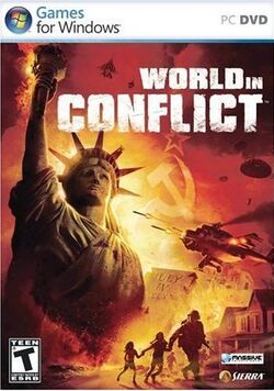 Box artwork for World in Conflict.