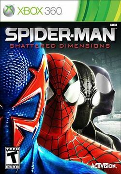 Box artwork for Spider-Man: Shattered Dimensions.