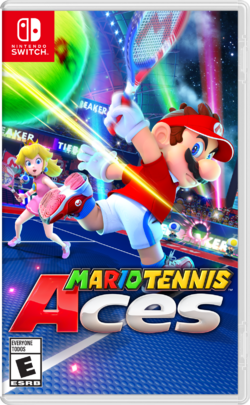 Box artwork for Mario Tennis Aces.
