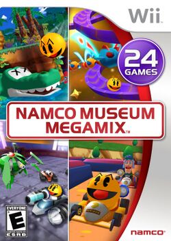 Box artwork for Namco Museum Megamix.