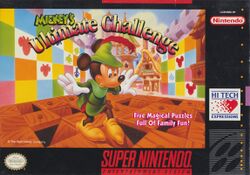 Box artwork for Mickey's Ultimate Challenge.