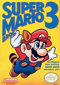 Box artwork for Super Mario Bros. 3.