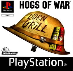 Box artwork for Hogs of War.
