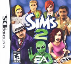 Box artwork for The Sims 2.
